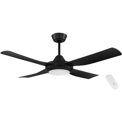 Deckenventilator Bondi 1, 4 Flügel Ventilator mit Beleuchtung und Fernbedienung, Sommer Winter Image