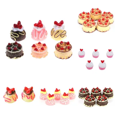 Mini gâteaux pour bébé accessoires de cuisine jouets pour la maison modèle de scène pour fille