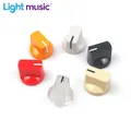 6 pièces tête de Flet multicolore bouton de pédale de guitare électrique Pot de guitare boutons