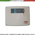 Securvera - Centrale Allarme Diana 5 Zone Chiave Meccanica Per Impianto Antifurto Filare. Gestisce