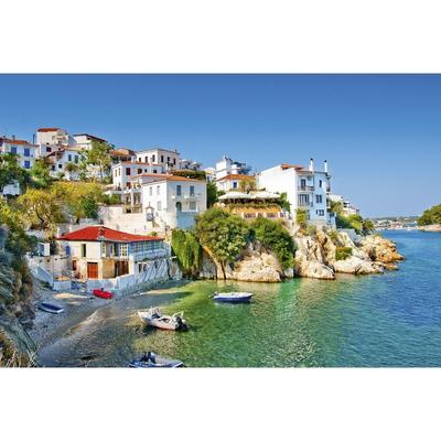 Greece Coast Wall Mural - 98.4in x 147.6in x 0.025in