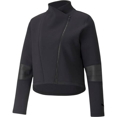 PUMA Damen Jacke Moto Jacket, Größe M in Schwarz