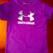 Under Armour Shirts & Tops | Girls Under Armour Tee Shirt Size 6 | Color: Purple | Size: 6g