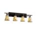 Justice Design Group Lumenaria 36 Inch 4 Light Bath Vanity Light - FAL-8704-10-DBRZ