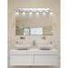 Justice Design Group Clouds 56 Inch 6 Light Bath Vanity Light - CLD-8706-10-NCKL