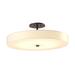 Hubbardton Forge Disq 23 Inch 1 Light LED Semi Flush Mount - 126805-1011