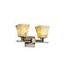 Justice Design Group Alabaster Rocks! 16 Inch 2 Light Bath Vanity Light - ALR-8702-10-DBRZ