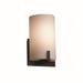 Justice Design Group Fusion 9 Inch Wall Sconce - FSN-5531-OPAL-CROM-LED1-700