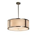 Justice Design Group Porcelina 24 Inch Large Pendant - PNA-9542-WAVE-NCKL-LED5-5000