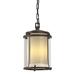 Hubbardton Forge Meridian 12 Inch Tall Outdoor Hanging Lantern - 365610-1008