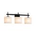 Justice Design Group Fusion 24 Inch 3 Light Bath Vanity Light - FSN-8413-30-OPAL-CROM