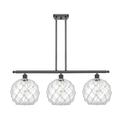 Innovations Lighting Bruno Marashlian Large Farmhouse Rope 36 Inch 3 Light Linear Suspension Light - 516-3I-BB-G121-10RB