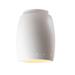 Justice Design Group Radiance 6 Inch 1 Light Outdoor Flush Mount - CER-6135W-HMIR-LED1-1000