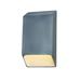 Justice Design Group Ambiance Collection 9 Inch Tall 1 Light LED Outdoor Wall Light - CER-5860W-MAT