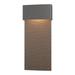 Hubbardton Forge Stratum 21 Inch Tall LED Outdoor Wall Light - 302632-1010