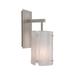 Hammerton Studio Textured Glass 13 Inch Wall Sconce - IDB0044-14-HB-FG-E2