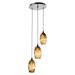 Hammerton Studio Ellisse 18 Inch 3 Light Multi Light Pendant - CHB0035-03-GB-OS-C01-E2