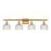 Innovations Lighting Bruno Marashlian Dayton 36 Inch 4 Light Bath Vanity Light - 516-4W-SG-G412-LED