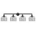 Innovations Lighting Bruno Marashlian Large Bell Cage 44 Inch 4 Light Bath Vanity Light - 215-BK-G73-CE