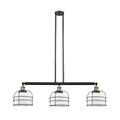 Innovations Lighting Bruno Marashlian Large Bell Cage 41 Inch 3 Light Linear Suspension Light - 213-BAB-G71-CE-LED