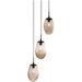 Hammerton Studio Levi Wilson Nebula 20 Inch 3 Light Multi Light Pendant - CHB0063-03-MB-B-C01-E2