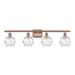 Innovations Lighting Bruno Marashlian Small Deco Swirl 36 Inch 4 Light Bath Vanity Light - 516-4W-BK-G1213-6-LED