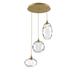 Hammerton Studio Misto 21 Inch 3 Light Multi Light Pendant - CHB0048-03-GB-OC-C01-E2