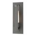 Hubbardton Forge Vertical Bar 15 Inch Tall Outdoor Wall Light - 307281-1001