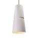 Justice Design Group Radiance 8 Inch Mini Pendant - CER-6435-CRB-CROM-120E-LED-10W