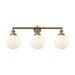 Innovations Lighting Bruno Marashlian Large Beacon 32 Inch 3 Light Bath Vanity Light - 205-SG-G202-8-LED