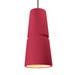 Justice Design Group Radiance 8 Inch Mini Pendant - CER-6435-MAT-DBRZ-WTCD-120E-LED-10W