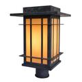 Arroyo Craftsman Oak Park 16 Inch Tall Outdoor Post Lamp - OPP-11M-MB