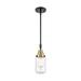 Innovations Lighting Bruno Marashlian Dover 4 Inch Mini Pendant - 447-1S-BK-G314-LED