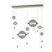 Hubbardton Forge Abacus 49 Inch 5 Light LED Linear Suspension Light - 139054-1017