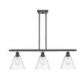 Innovations Lighting Bruno Marashlian Ballston Cone 36 Inch 3 Light Linear Suspension Light - 516-3I-BK-GBC-81