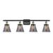 Innovations Lighting Bruno Marashlian Small Cone 36 Inch 4 Light Bath Vanity Light - 916-4W-WPC-G64-LED