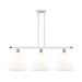 Innovations Lighting Bruno Marashlian Ballston Cone 38 Inch 3 Light Linear Suspension Light - 516-3I-SN-GBC-124-LED