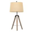 Juniper + Ivory Set of 2 31 In. Rustic Table Lamp Brown Wood - Juniper + Ivory 97335