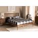 Baxton Studio Abel Classic and Traditional Transitional Walnut Brown Finished Wood King Size Platform Bed - Wholesale Interiors MG0064-Walnut-King