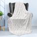 East Urban Home Ambesonne Fleece Throw Microfiber/Fleece/Microfiber/Fleece in White | 50 W in | Wayfair 38D3B7FAF50643EA93F8E6474E24064E