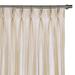 Eastern Accents Ambiance Trevira Semi-Sheer Solid Pinch Pleat Single Curtain Panel Polyester in White | 84 H in | Wayfair 7V8-CUA-208-PP