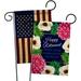 Breeze Decor 2-Sided Polyester 18.5" x 13" Garden Flag in Blue/Pink | 18.5 H x 13 W in | Wayfair BD-MI-GP-108634-IP-BOAA-D-US21-BD