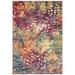 Pink/Yellow 24 x 0.29 in Indoor Area Rug - Ivy Bronx Vansickle Abstract Fuchsia/Gold Area Rug | 24 W x 0.29 D in | Wayfair