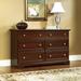 Red Barrel Studio® Ragene 6 Drawer 57.63" W Double Dresser Wood in Brown | 33.75 H x 57.63 W x 15.5 D in | Wayfair F389695BEDF24EDF943CA8EA821CB116