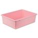 Zoomie Kids Toy Storage Plastic Crate Plastic in Pink | 5 H x 16.25 W x 11.75 D in | Wayfair PRT-SRT1603-LgLtPnk