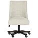 House of Hampton® Office Task Chair Wood/Upholstered in Brown/Gray | 19.68 H x 25 W x 27 D in | Wayfair WRLO5517 40709212