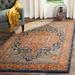 Blue/Orange 120 x 0.35 in Area Rug - Bungalow Rose Juanito Oriental Area Rug, Polypropylene | 120 W x 0.35 D in | Wayfair