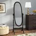 Charlton Home® Gumbert Floor Traditional Cheval Mirror Wood in Black | 59.25 H x 22.5 W x 16 D in | Wayfair 4375B8B2D4AC440A90A526276E6C8229