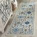 Blue/White 26 x 0.37 in Area Rug - Charlton Home® Osakis Floral Ivory/Blue Area Rug, Polypropylene | 26 W x 0.37 D in | Wayfair ANDO7157 37243786