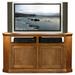 Red Barrel Studio® Wentzel Solid Wood Corner TV Stand for TVs up to 65" Wood in Brown | Wayfair A629C6F87AA4496DBE80416B1CE8D62C